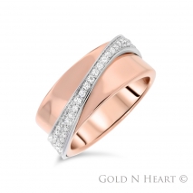Wide Rose Gold Band
