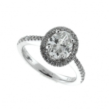 Harry Winston Oval Engagement Ring