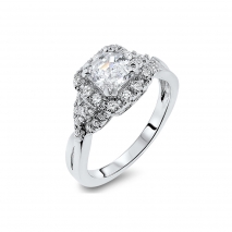 Asher Cut Diamond Engagement Ring