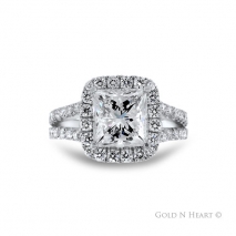 Princess Cut diamond Engagement Ring