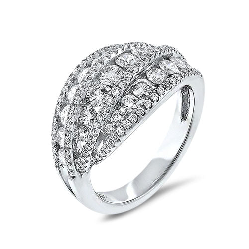 Gregg Ruth 18k Diamond Celebration Ring Pre-Owned