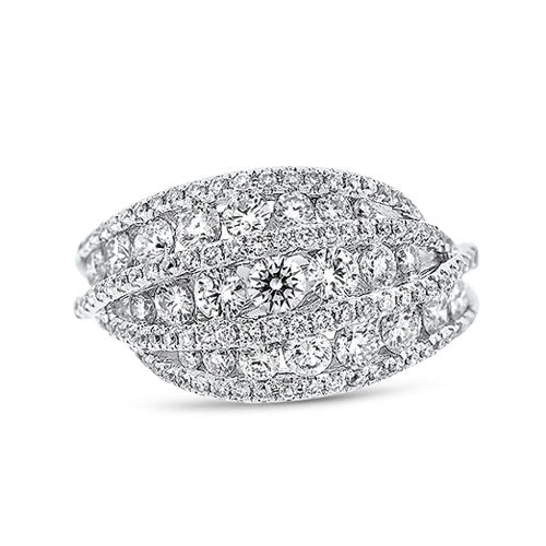 Gregg Ruth 18k Diamond Celebration Ring Pre-Owned