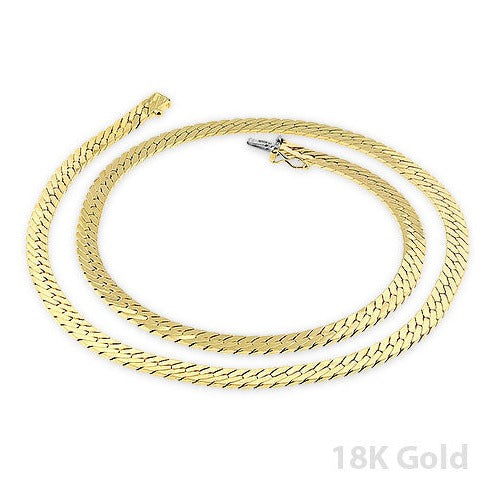 Herringbone Chain - 18K Yellow Gold Pre-Owned
