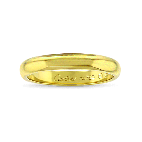 Cartier 1895 18K wedding Band  Pre-Owned
