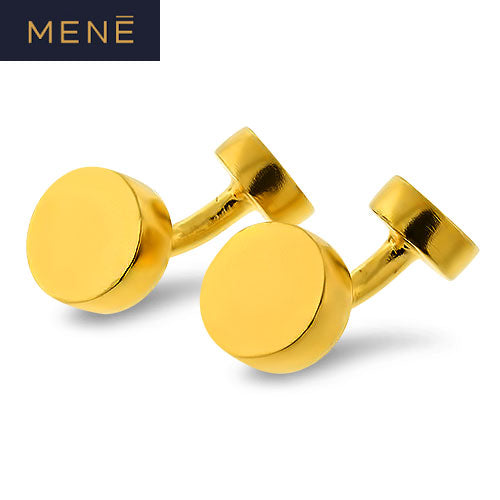 MENE 24kt Barbell Cufflinks Pre-Owned