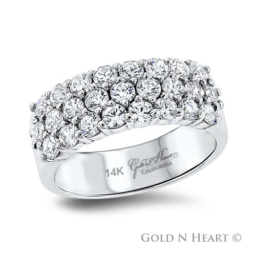 Twenty-Five Diamond "Jubilee" Diamond Anniversary Ring - Made to Order
