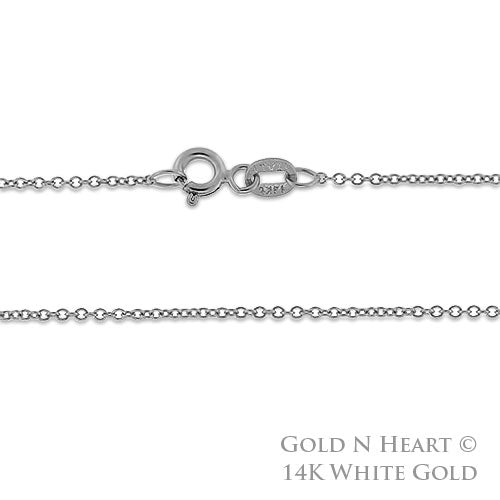 Rolo Chain - 1.25mm Round Link Pendant Chain (030)