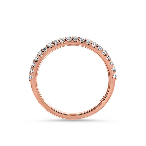 Signature Rose Gold Diamond Wedding Band