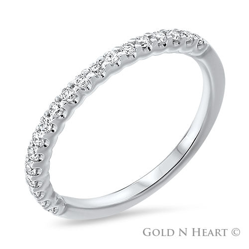 Share Prong 14K Diamond Band - Small