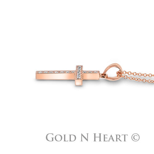 Pave Diamond Cross