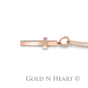 Pave Diamond Cross
