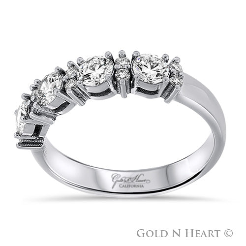 Riviera Natural Diamond Anniversary Band
