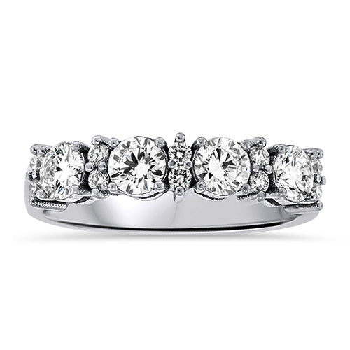 Riviera Natural Diamond Anniversary Band
